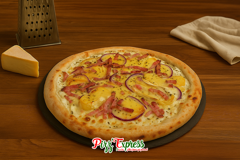 🥔🧀 Pizza du mois : LA TARTIFLETTE !